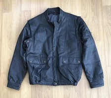 C&A Mens Black Pigskin Leather