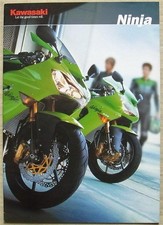 KAWASAKI NINJA Motorcycles Sales Brochure 2004 Ref E99941-1263 ZX6RR ZX10R ZX12R