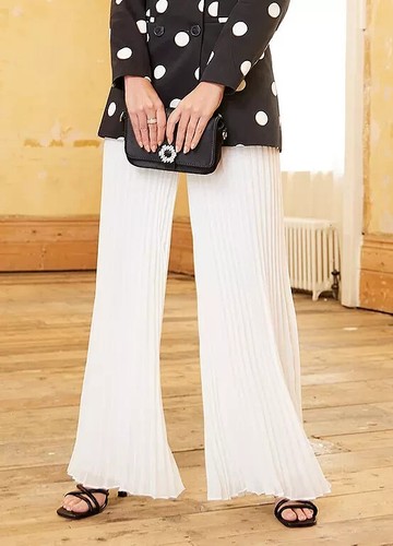 Together ivory pleat palazzo - ivory,