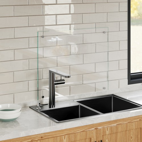 Glass splashback 6mm toughened - glass,