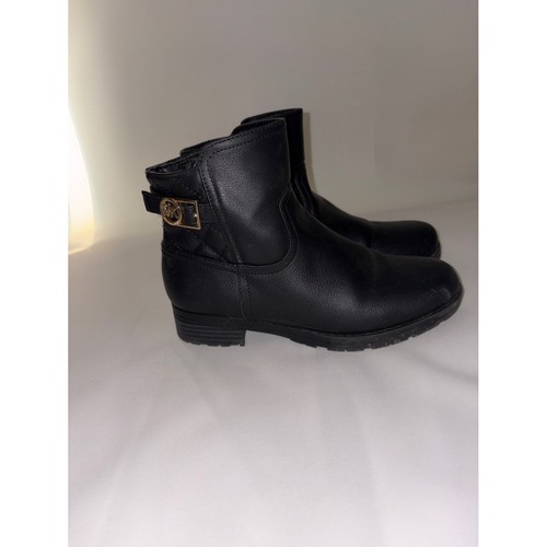 Michael kors black leather - black,