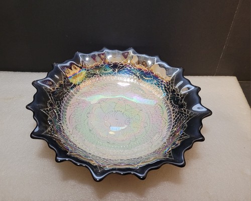 Vintage carnival glass bowl - vintage,