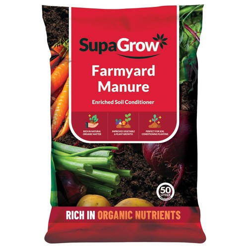 50l organic farmyard manure - organic,