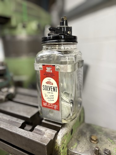 Vintage trico screenwash glass - screenwash,