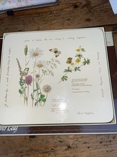 Vintage Cloverleaf Placemats X 6 - Country Diary Collection. Boxed  Cottagecore 