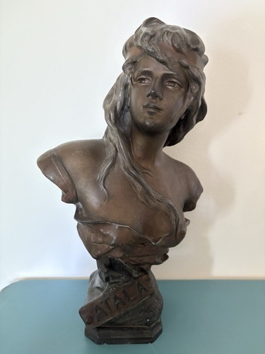 French art nouveau spelter - art,