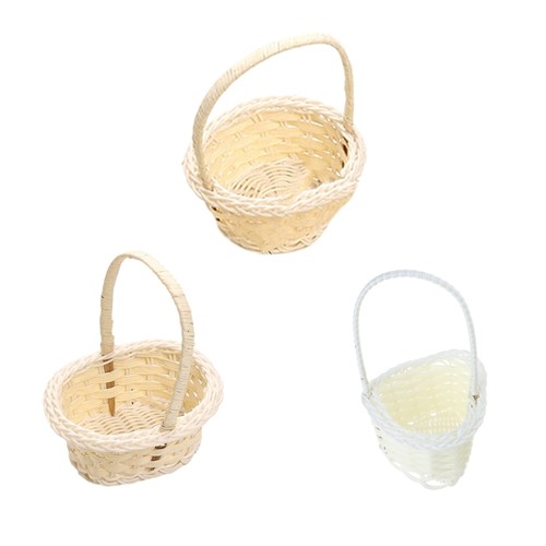 Practical woven basket - woven,