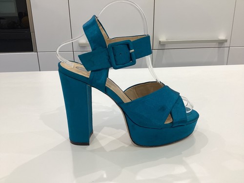 River island satin block heel - satin,