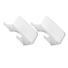  2 Pcs Wall-mounted Hair Dryer Holder Hook Tool Organizer for Vanity
