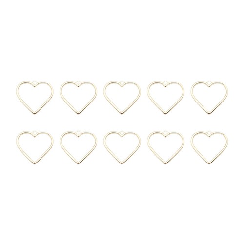 Pcs heart necklace ladies - 10,