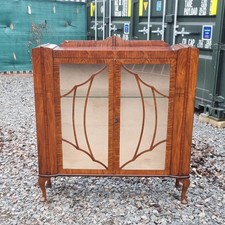 Art Deco Walnut Display