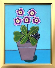 Original Painting Of A Primula