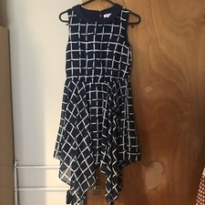 Girl’s Debenhams Blue Zoo Blue Sleeveless Dress Aged 9 Years
