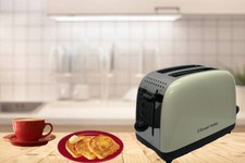 Russell Hobbs Long Slot 2 Sl Toaster Cream defrost reheat 1670W 6 Levels 26551
