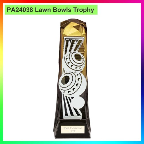 Lawn bowls trophy shard - lawn,