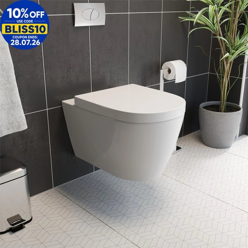 Wall hung rimless - hung,