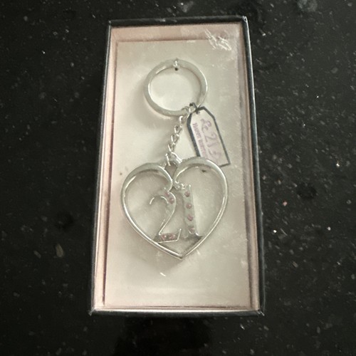 Happy 21st birthday key ring - happy,
