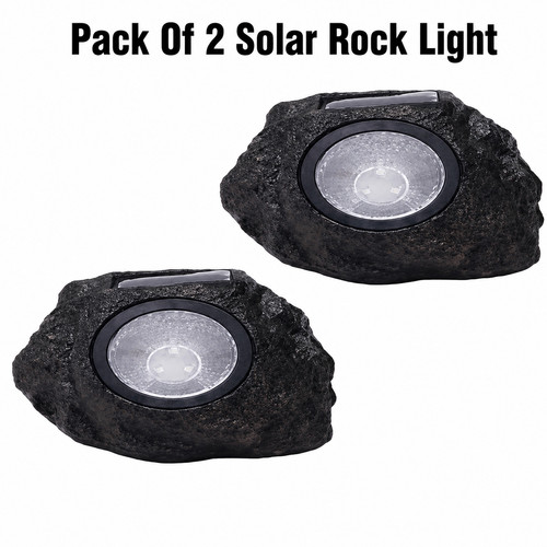 2pk solar rock light - light, super