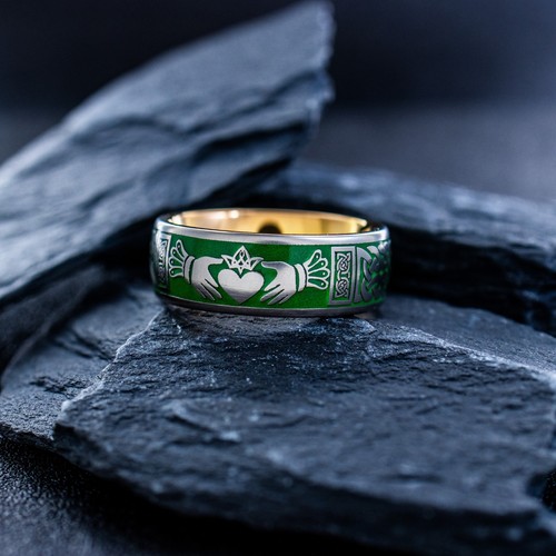 Celtic knot and claddagh - knot,
