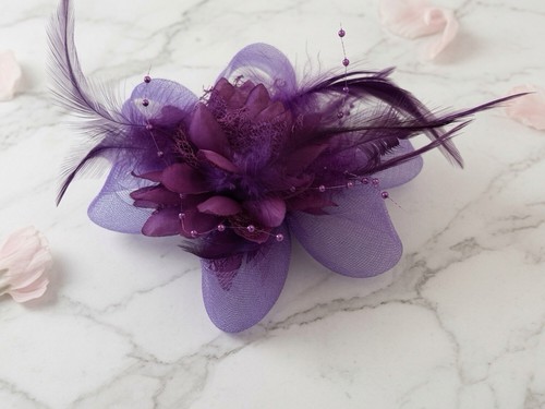 Women girls purple feather - women,