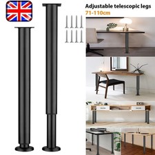 710-1100MM Adjustable Kitchen Worktop/Desk/Breakfast Bar Table Leg 60mm Bar UK.2