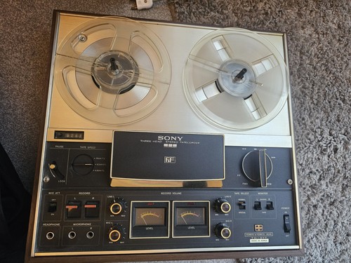 Vintage sony three head - three, stereo