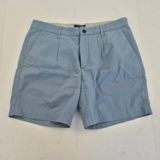 TED BAKER Chino Shorts 34R Blue Men's 100% Cotton Classic Summer Wear