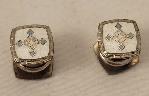Art deco era snap cufflinks - era,