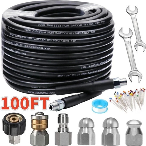 100ft sewer jetter - sewer, kit
