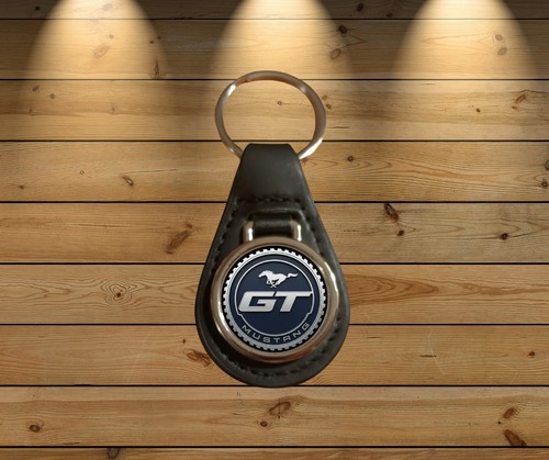 Ford mustang leather key - mustang,