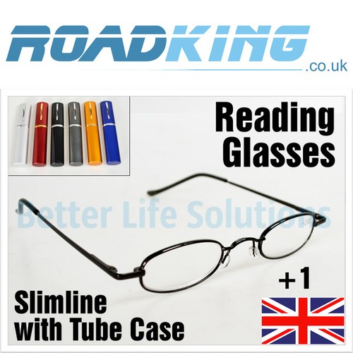 Slim reading glasses tube - glasses, &