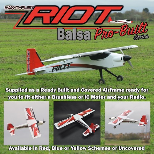 Max thrust pro built - pro-built, balsa