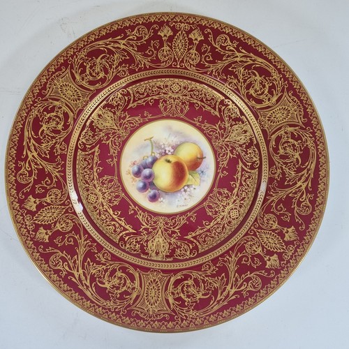 Royal worcester cabinet plate - royal,