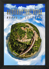 Gov Trail Tiny Planet Framed