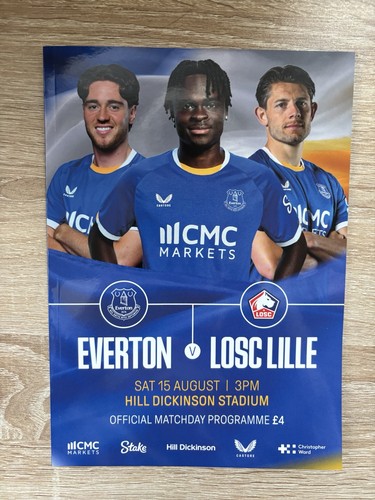 Everton lille programme - programme, 2026