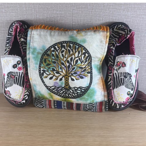 Sanuk zebra floral - zebra,