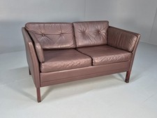 Vintage Danish 2 Seat Brown