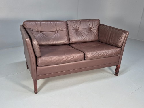Vintage danish seat brown - danish,