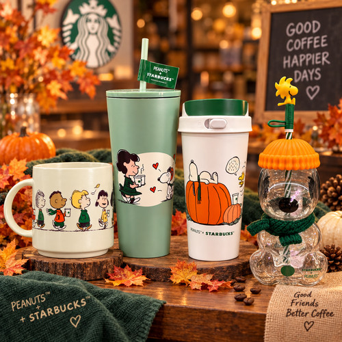 Starbucks peanuts snoopy - peanuts,