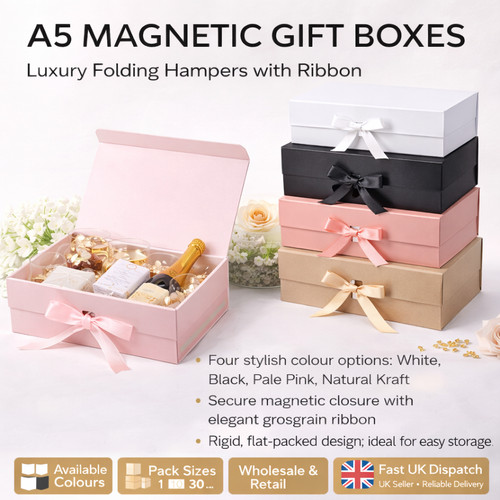 Magnetic gift box folding - a5,