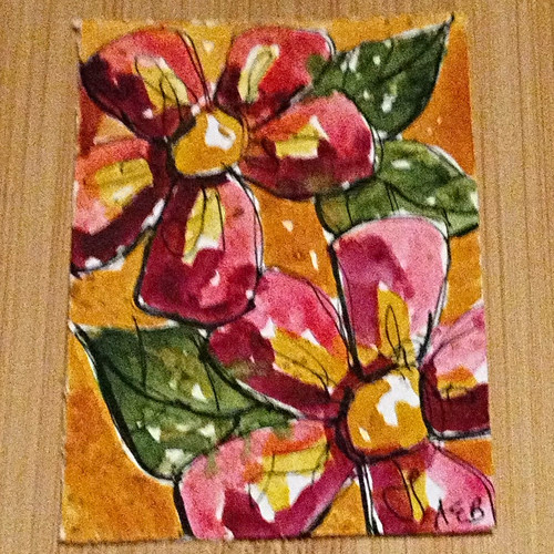 Signed original watercolour - ,