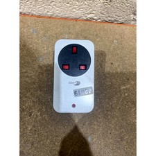 Home Easy HE330sV2 Remote Control Socket Plug Grey & Black Resistive Load Indoor