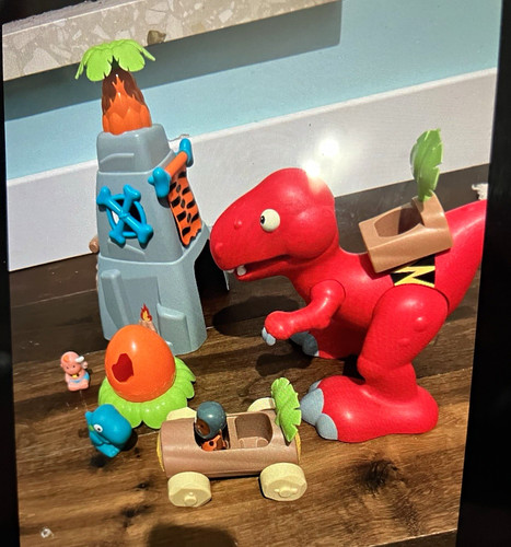 Dinosaur plastic playset set - dinosaur,