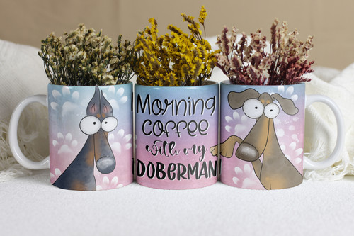 Free post doberman mug - free,