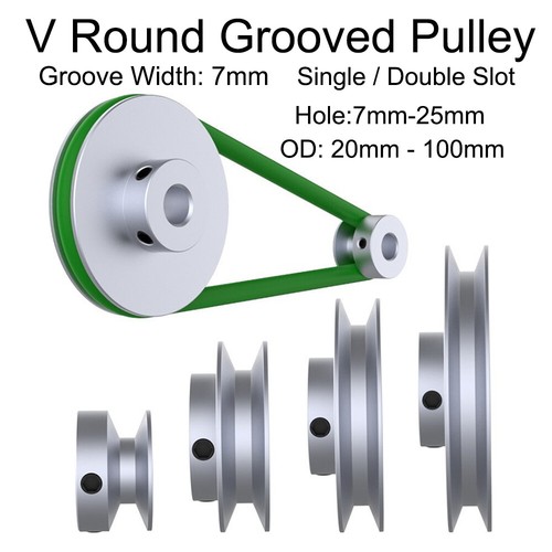 Grooved pulley round belt - v,