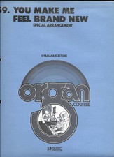 Yamaha Electone Organ Sheet Music No. 59 'You Make Me Feel Brand New' Special...