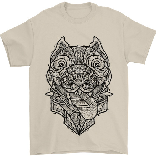 Pitbull mandala art dog - pitbull,
