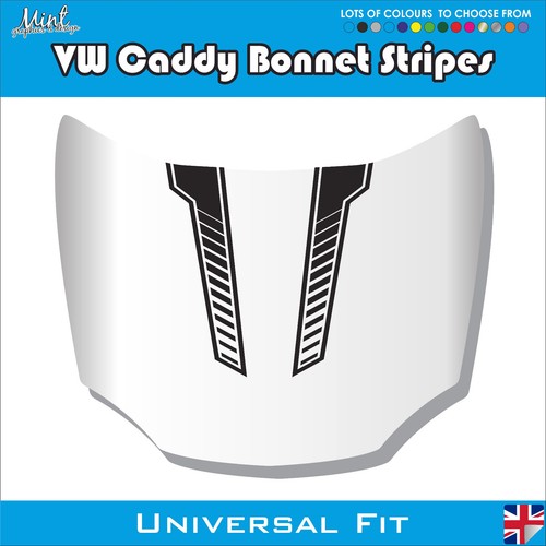 Caddy bonnet stripes sport - vw,