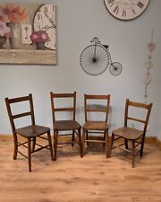 4 Antique Elm Farmhouse Dining