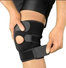 2X Neoprene Patella Elastic Knee Support Brace Bandage Fastener Gym Sport